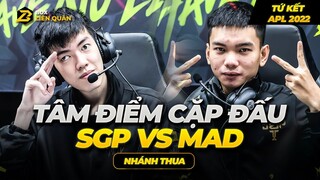 Tâm Điểm Cặp Đấu: SGP vs MAD Tứ Kết Nhánh Thua APL 2022 | Box Liên Quân