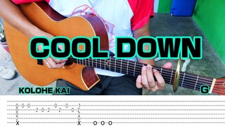 Kolohe Kai - Cool Down - Fingerstyle Guitar (Tabs) Chords Lyrics