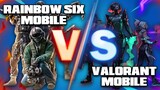 Valorant Mobile Gameplay (2022) vs Rainbow Six Mobile Gameplay (2022) - Hangi online mobil oyun?