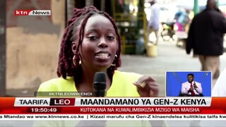 Vijana wa kizazi cha Gen Z wajitokeza na kuzungumza kuhusu mswada wa fedha wa 2024