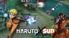 Ternyata Lebih Cocok Sun Pake Skin Naruto, Kage Bunshinnya Mirip ✌️🔥