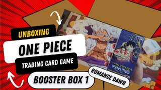 Unboxing - One Piece Trading Card Game Booster Box 1 Romance Dawn