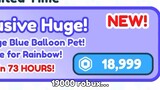 HUGE BLUE BALLOON CAT có đáng mua không ? Pet Simulator X! ROBLOX GAMEPLAY