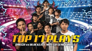 [Semi-Finals] OMEGA vs BLACKLIST Top 17 Plays Of The Game | MPL-PH S8 Playoffs Day 4