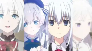 [MAD·AMV] A Collection of White Haired Girls in Anime