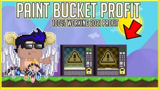 Double Your WLS With Paint Bucket 100% Working [Eeasy Steps] - Growtopia Profit 2021| Growtopia