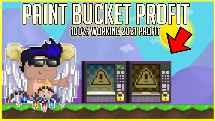 Double Your WLS With Paint Bucket 100% Working [Eeasy Steps] - Growtopia Profit 2021| Growtopia