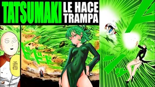 TATSUMAKI LE HIZO TRAMPA A SAITAMA EN SU COMBATE OPM