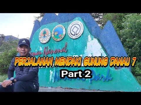 Perjalanan mendaki menuju Danau Gunung Tujuh Kerinci Jambi, Danaunya indah dan jernih airnya