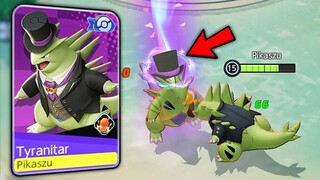 Tyranitar Tuxedo Style Holowear Preview - Pokémon Unite