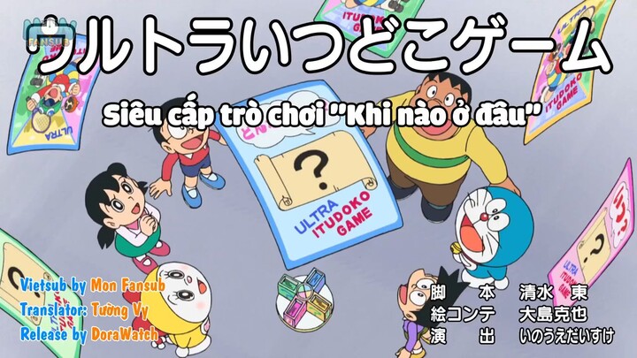 Phim Doraemon: Siêu Cấp Trò Chơi '' Khi Nào Ở Đâu ''& Ngày Tồi Tệ Của Dorami