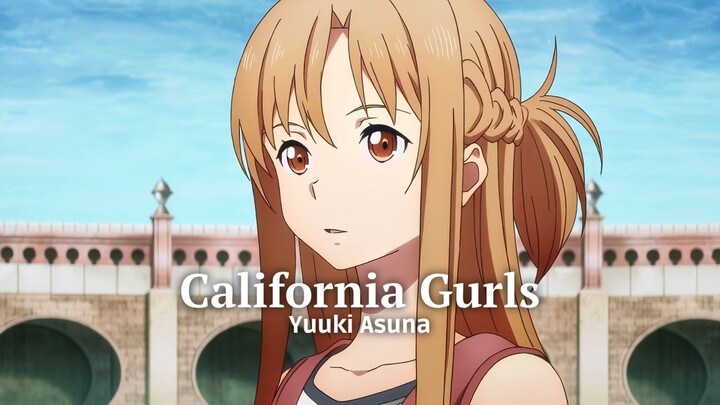 California Gurls | Yuuki Asuna「Edit/AMV」Alight Motion Edit