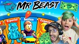 DESBLOQUEAMOS A MR BEAST en Stumble Guys | 100 Ruletas de Mr Beast en Español | Juegos Luky
