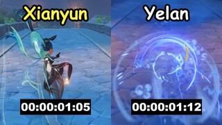 Can Xianyun beat Yelan as the fastest?