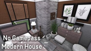 Roblox Bloxburg: No Gamepass Modern House + Tour - February 7, 2021 | Minami Oroi