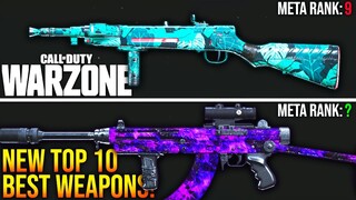 WARZONE: New Top 10 BEST WEAPONS Ranked! Top META Builds Right Now (WARZONE Best Loadouts)