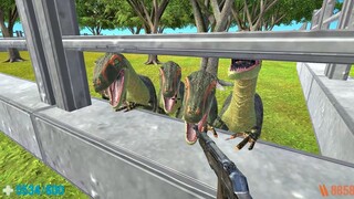 How Long Can I Survive in Jurassic Park Mission. Animal Revolt battle Simulator