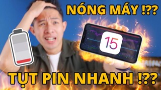 THỰC HƯ LÊN iOS 15 iPHONE BỊ BÓP HIỆU NĂNG !??