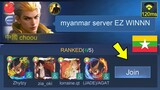 I PLAY CHOU IN MYANMAR SERVER 🇲🇲 AND THIS HAPPENED... 😱