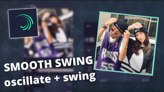 SMOOTH SWING (easy tutorial) | ALIGHT MOTION