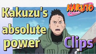 [NARUTO]  Clips |  Kakuzu's absolute power