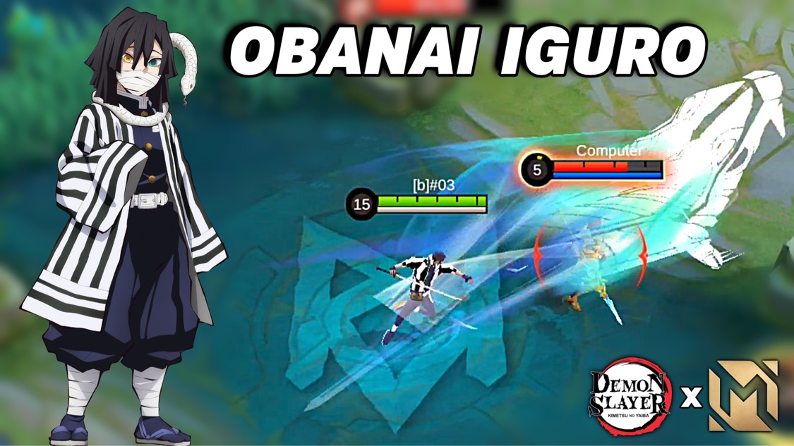 Mobile Legends Obanai Iguro avatar: 
Xin chào các fan của Obanai Iguro trong Mobile Legends! Hãy xem ngay hình ảnh mới nhất của avatar Obanai Iguro trong game để thấy sự mạnh mẽ và uyển chuyển của nhân vật này trên chiến trường.