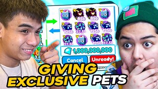 Pet Simulator X - BINIGYAN NG EXCLUSIVE PETS ANG SCAMMER ft.@King FB  |Billionaire gang - Roblox