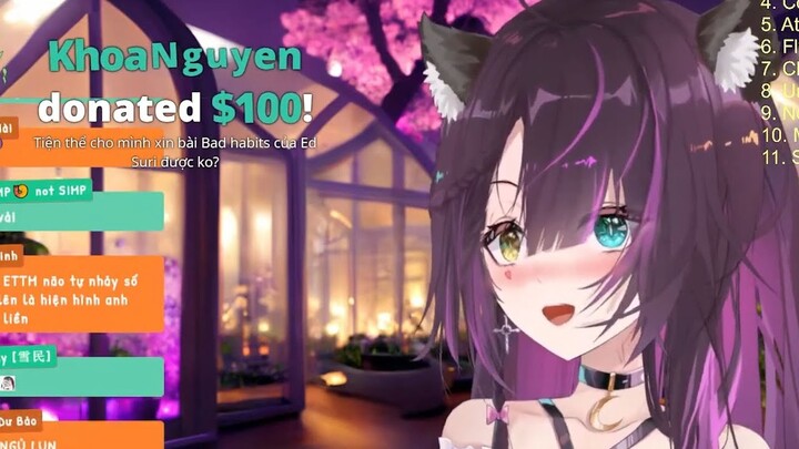 【Vtuber Moments】Suri đã khóc khi được fan donate với số tiền khủng