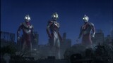 Ultraman X : Epic battle final attack - X, Ultraman, Tiga and 5 ultraman winning the battle