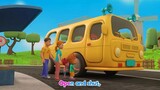 Wheels On The Bus Goes Round And Round - Kids Songs - Nursery Rhymes