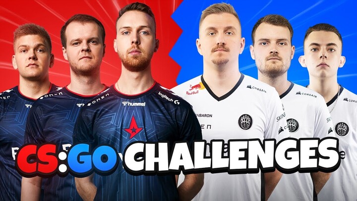 The Ultimate CS:GO Challenges // Astralis Vs. Big Clan