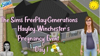 The Sims FreePlay - Hayley Winchesters Pregnancy Event ( Generations Series ) First Trimester: Day 1