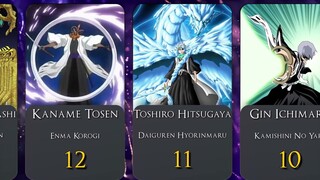 BEST BANKAI in Bleach - TOP 20 BANKAI LIST