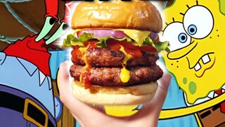 ตอนเด็กๆ ฉันเคยถูกทำให้ร้องไห้! ฟื้นฟู Krabby Patties แสนอร่อยใน "SpongeBob SquarePants" ได้ 200%!