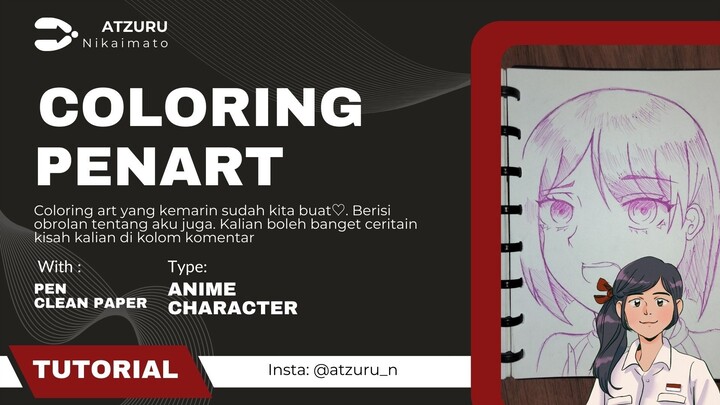 CUMA COLORING YG BUAT HATI KALIAN ADEM💚 || COLORING PENART || TRADITIONAL ART