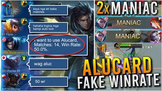 ALUCARD FAKE WINRATE PRANK | MLBB