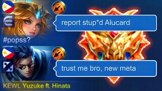 ALUCARD TROLL INSPIRE in MYTHICAL IMMORTAL!! (Team Auto Toxic) - Shocking Ending Laughtrip! 🤣