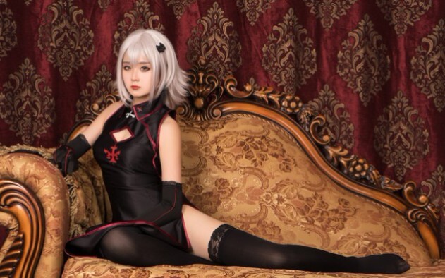 [cos collection] Miss Fate/Grand Order cosplay cheongsam saint Alter Joan of Arc, Awei's body is get