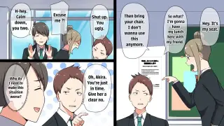 【Manga】A class president well known as a men-hater comes to my house every after school actually.