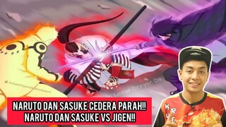 Naruto Dan Sasuke Cedera Parah!! Naruto Dan Sasuke VS Jigen!!