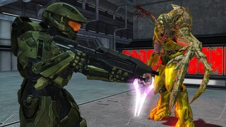 Halo 4 Master Chief VS. Halo 3 Flood