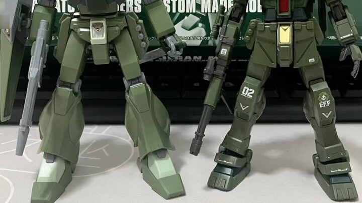 รองรับของแท้ Bandai Limited Series 5: Jim Spartan + Ghost Jegan