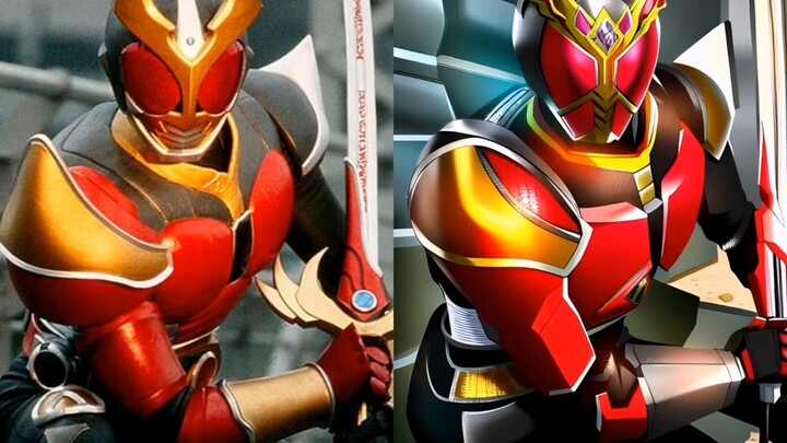 Hình dạng hiệp sĩ đầy đủ của Kamen Rider AgitΩ dựa trên Ai thực sự được phục hồi như vậy? (sơn đệm)