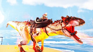 Ark AG Origin Rebirth ep.4 Meet the final boss, the super handsome Allosaurus given by Bai!