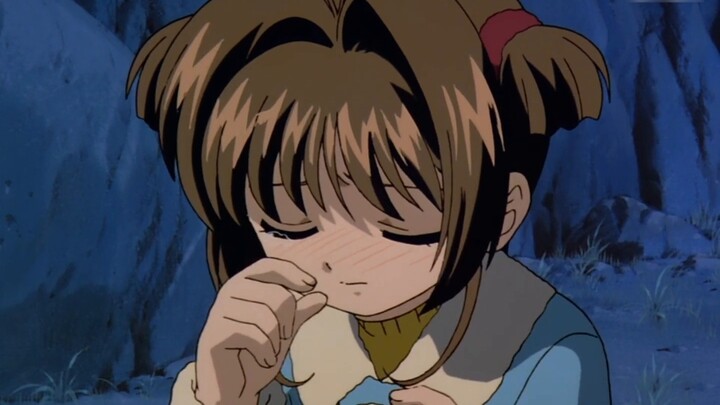 Cardcaptor Sakura's magic card, Snow Rabbit is injured, Taoya is knocked down, the dog food is full