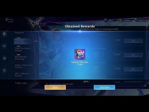 Free Elite Skin Psionic Oracle Event in Mobile Legends 2022