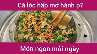 Cá lóc hấp mỡ hành p7