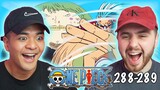 FRANKY TURNING UP! - One Piece Episode 288 & 289 REACTION + REVIEW!