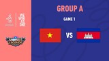 VIETNAM VS CAMBODIA GAME 1 VÒNG BẢNG SEA GAME 30 | MOBILE LEGENDS BANG BANG