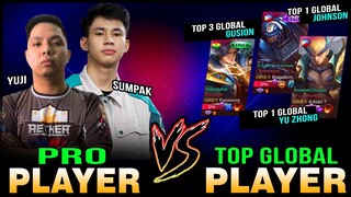 TOP GLOBAL PLAYER vs. PRO PLAYER (Team Dogie New Member "YUJI" in Vongola Famiglia) ~ Mobile Legend